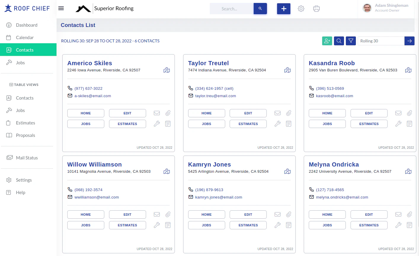 screenshot of Roof Chief